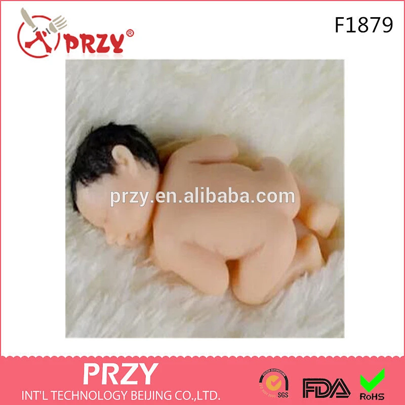 F1879 PRZY 3D Handmade Soap Silicone Mold ,Angel Baby Molds, Resin Mold for cake decoration