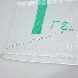 Supply professional white plastic pp woven bag for chopsticks packaging
