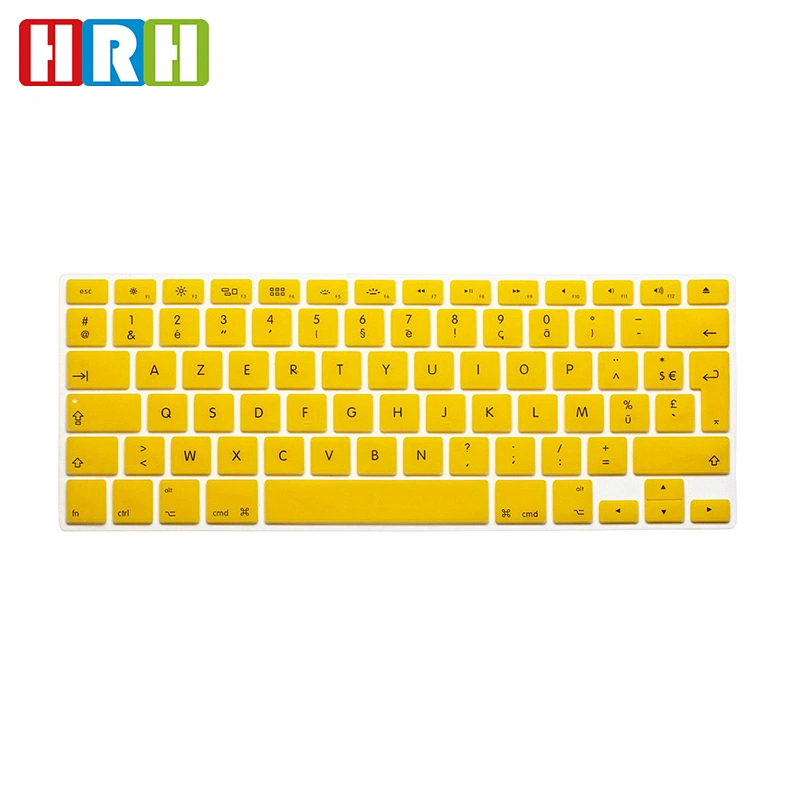 French Silicone Cover Keyboard Custom Colorful Skin laptop keyboard For Mac Book Pro 15 EU Version cover for macbook air 13