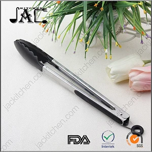 Durable Stainless Steel Handle Nylon Head Barbecue Tong