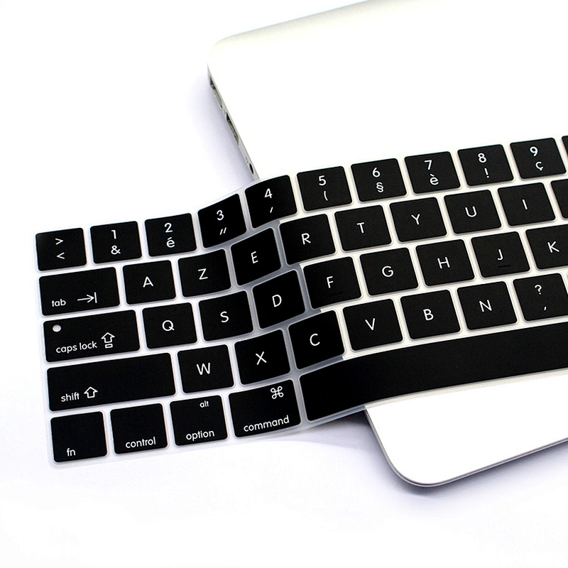 Ali baba french custom  laptop for dell cover silicone cover French Laptop Silicone Keyboard Covers For MacBook Touch Bar