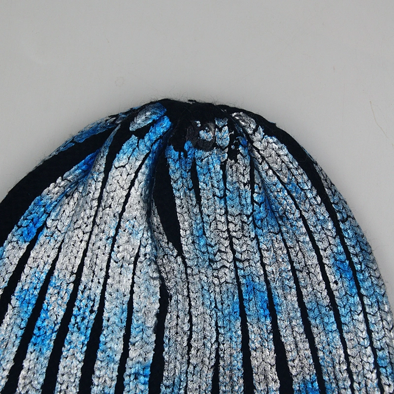 high quality winter women stylish gilding beanie hat wholesale