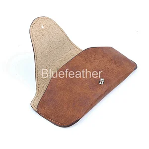 Unisex Style Handmade PU Leather Sunglasses Case