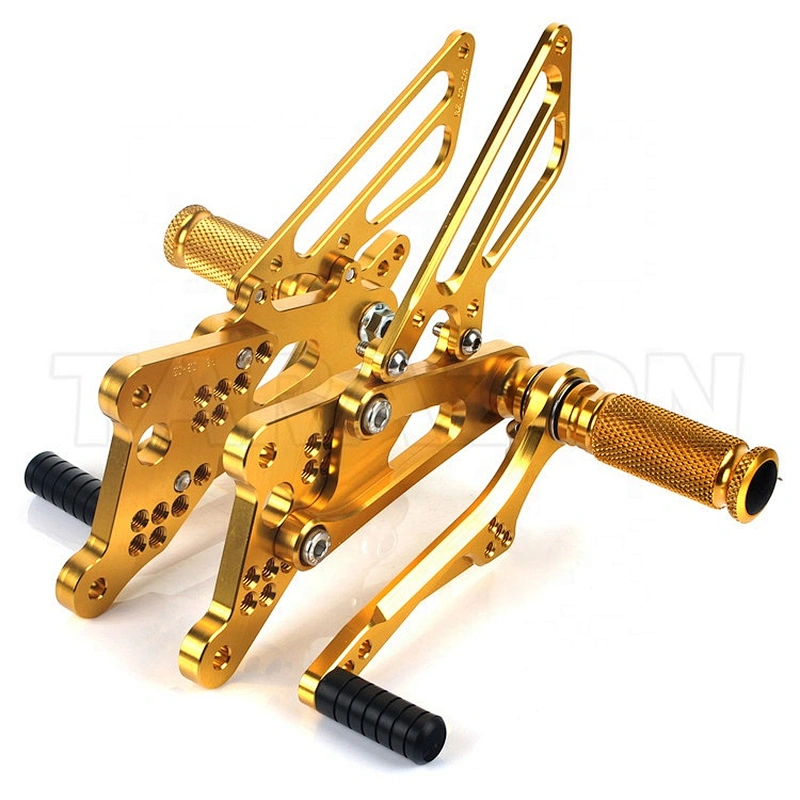 CNC Billet Adjustable Rear sets Footrest Footpeg For R6