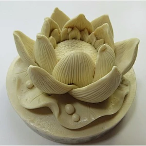 HC0023 3d lotus flowers candle soap Bouquet Flower silicone mold for Garden moulds