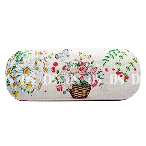 Bling Fashion Custom Logo Printed Hard Shell Glasses Case Spectacle Case PU Case