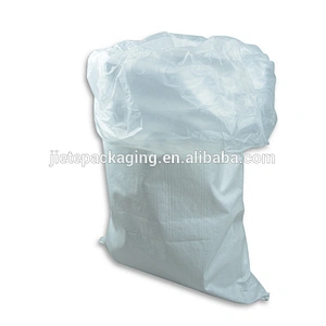 Wholesale 50kg white pp woven sugar packing bag with lining for salt,rice,grain,feed,pepper,fertilizer,chemical