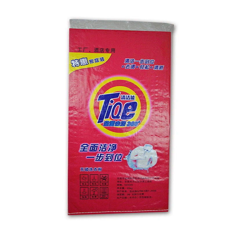 Wholesale Washing Powder Bag Plastic Detergent Packaging Bag