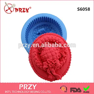 Flower silicone mold for soap making/decorative molds