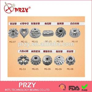 Cast aluminum hollow cake mold double-sided non-stick pan mold