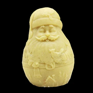 3D Santa Claus Soap mold Christmas Candle molds chocolate mould aroma stone Molds
