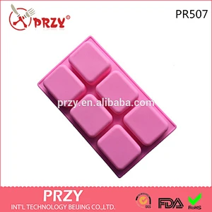 PR524 PRZY New 6 even boxes hand-made DIY handmade soap cake mold and food grade silicone mold
