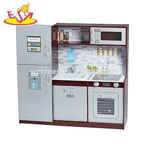 Nueva preescolar más caliente juego de simulación juego de cocina de madera juguetes para niños regalos W10C326