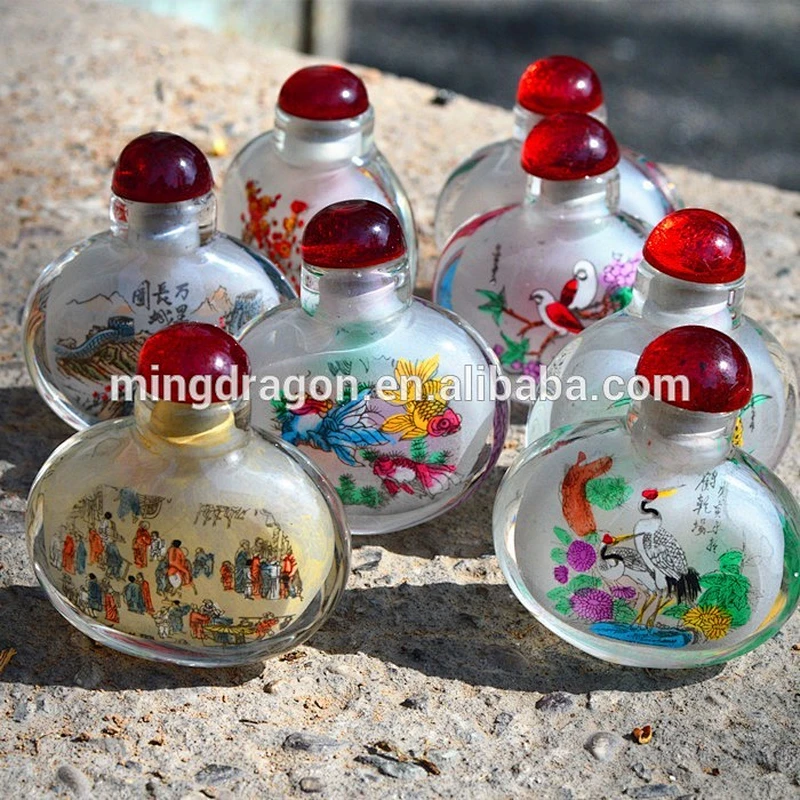 Glass inner painting arts snuff bottle gifts & craft