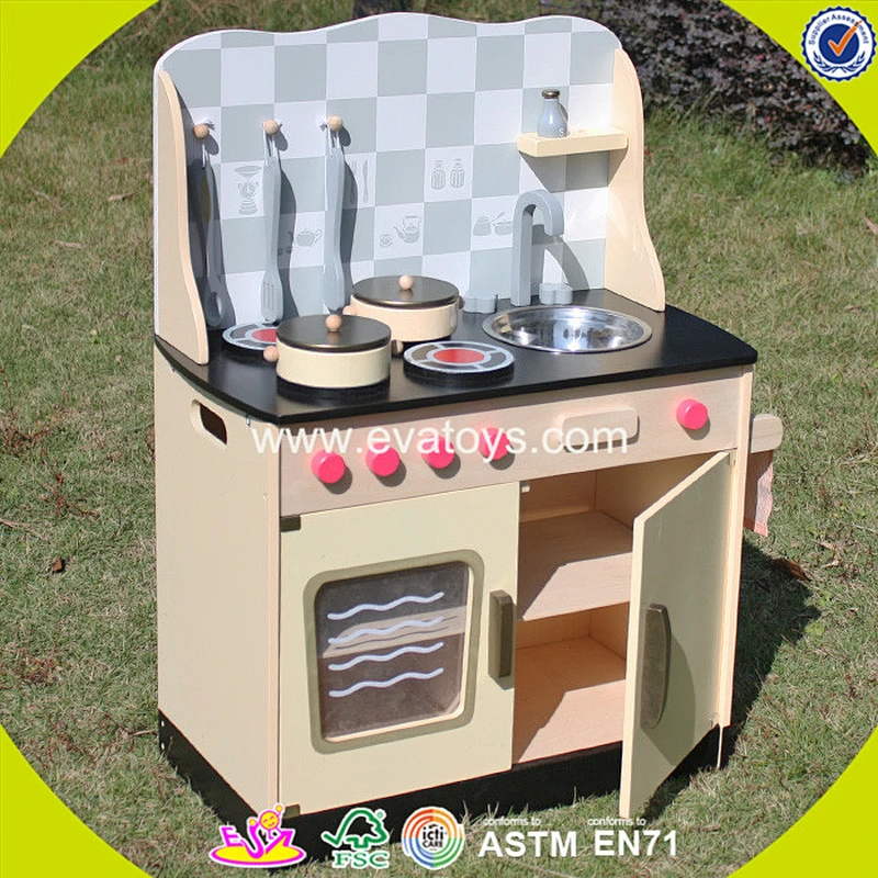 wholesale role play funny wooden toy stove for children W10C170