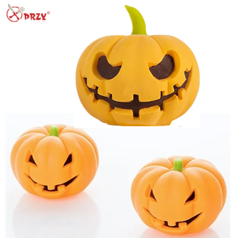 Halloween series Large Cake molds Pumpkin Silicone soap Mould terrible Skull head cake decoration Molds
