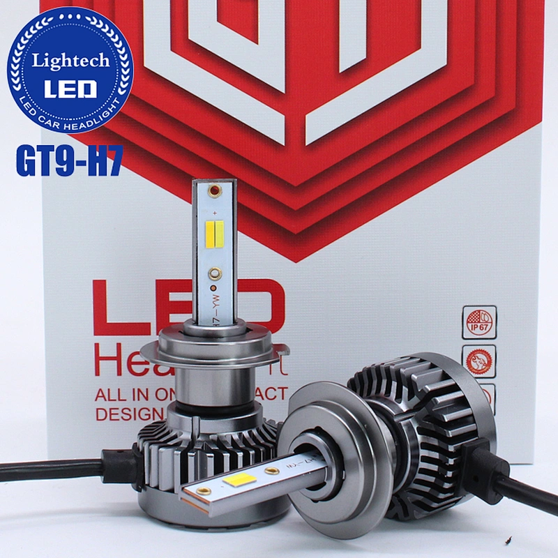 Lightech Brightest Car 3 Color 4000lm CSP H7 LED Bulb Headlamp Headlights