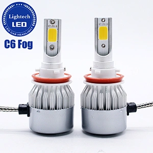 H11 Yellow Fog Lamp C6 Led Car Headlight Bombillos