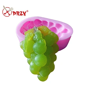 S4840 grape Shaped DIY Silicone Chocolate Cake Molds Fruit Cake Baking Tools
