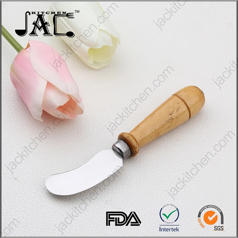 High Quality Wood Handle Stainless Steel Cheese Knife