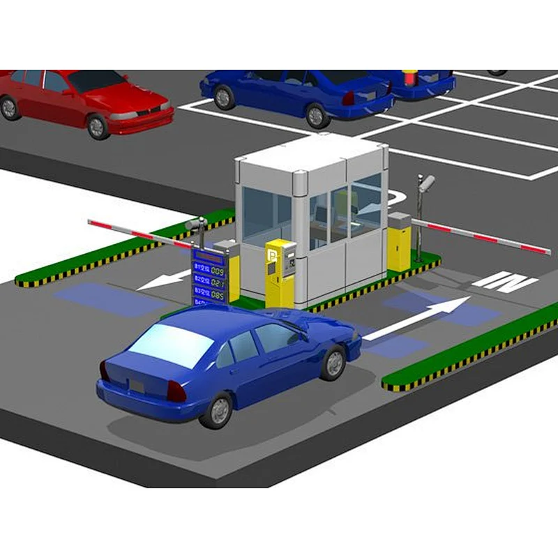 Automatic Ticket Dispenser RFID Reader Car Parking System With Self-service Payment Machine