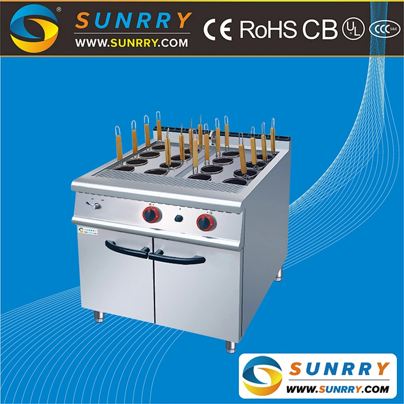 Electric stainless steel 12 baskets automatic pasta machine