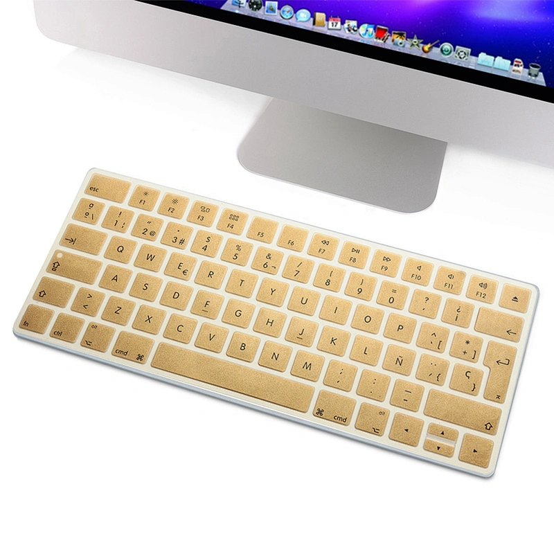 Bluetooth spanish keyboard cover Silicone Laptop Keyboard Protective Film For Magic Keyboard MLA22LLB/A European Version