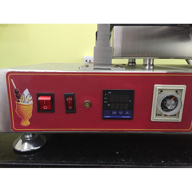 Most popular electric taiyaki cake machine maker with big mouth for sale