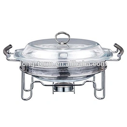 CD404B玻璃盖火锅和食物加热器