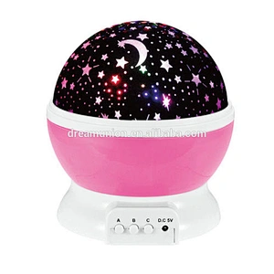 Night LED Light Bedroom Starry Projector Lamp Master Sky Star Romantic Kid Gift Dream Rotating USB