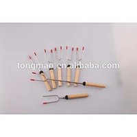 wooden handle telescopic Marshmallow campfire roaster