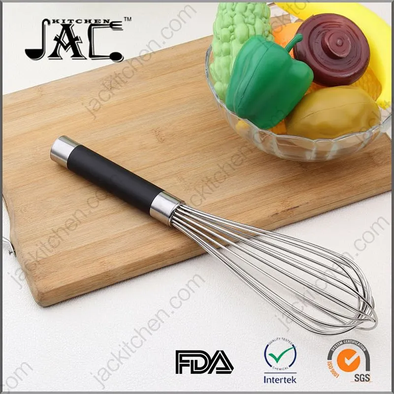2017 Newest Gadgets Stainless Steel Egg Whisk Rotation