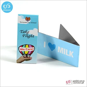 Magnetic folding bookmark custom printed paper fridge magnet bookmark designs for kids