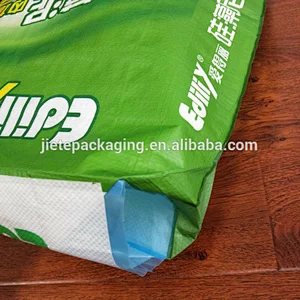 Construcstion use 20kg mate film laminated pp woven cement bag with valve mouth for wall putty,tile adhesive,dry motar