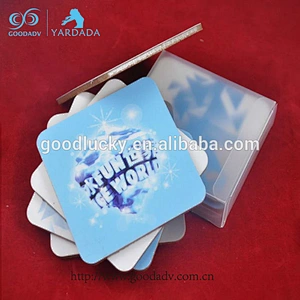 Wholesale MDF Insulated Tea Cup Pattern Beverage Coaster
