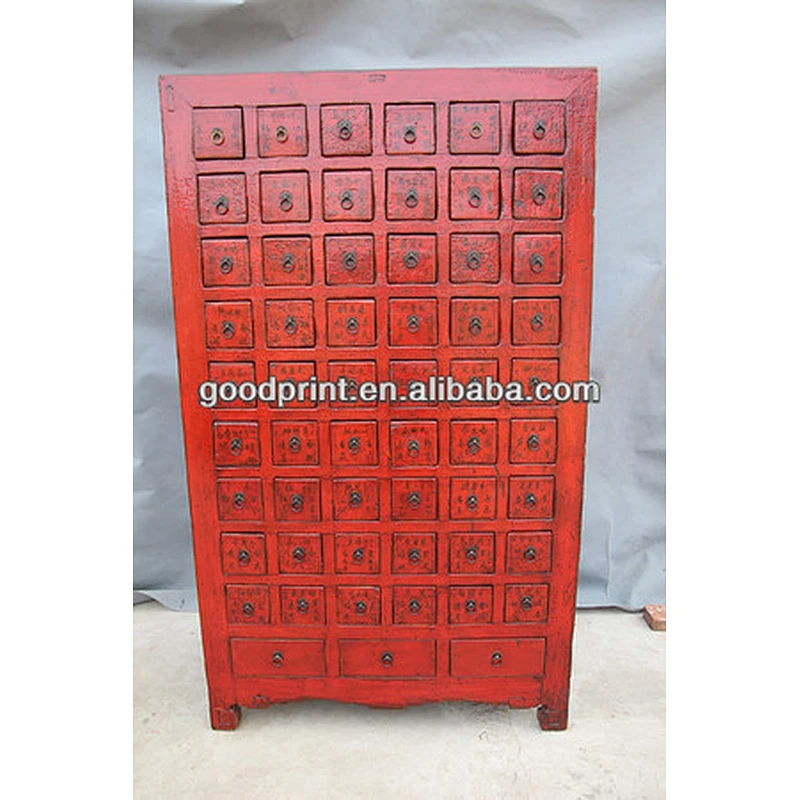 Chinese antique furniture- many drawer medicine cabinet