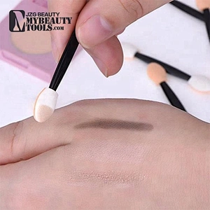 Custom private label single shimmer makeup eyeshadow blending brush packaging applicator