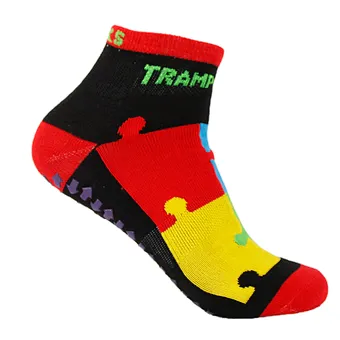 Knit Sport Trampoline Outdoor Park Socks Anti Slip Grip Indoor Home children's kid Socks