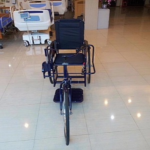 NEW DESIGN TRICYCLE WHEELCHAIR WITH THREE WHEELS FOR DISABLED PEOPLE
