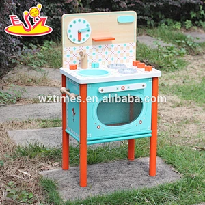 Cocina de juego de madera al por mayor para niños Mejor diseño Cocina de juego de madera para niños Nueva cocina de juego de madera para niños W10C225
