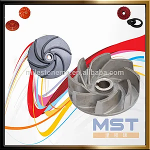 Slurry pump lost wax casting parts