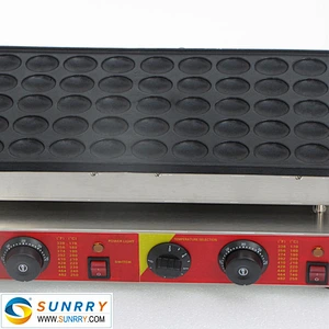 2018 Hot Sell Single Plate 50 Pcs Electric Poffertjes Grill Maker and Poffertjes Baker