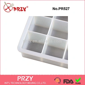 PR527 9 cavity soap mold,9 Cube Soap Silicone Mold,Flexible Molds