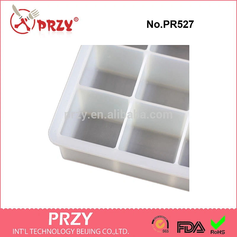 PR527 9 cavity soap mold,9 Cube Soap Silicone Mold,Flexible Molds