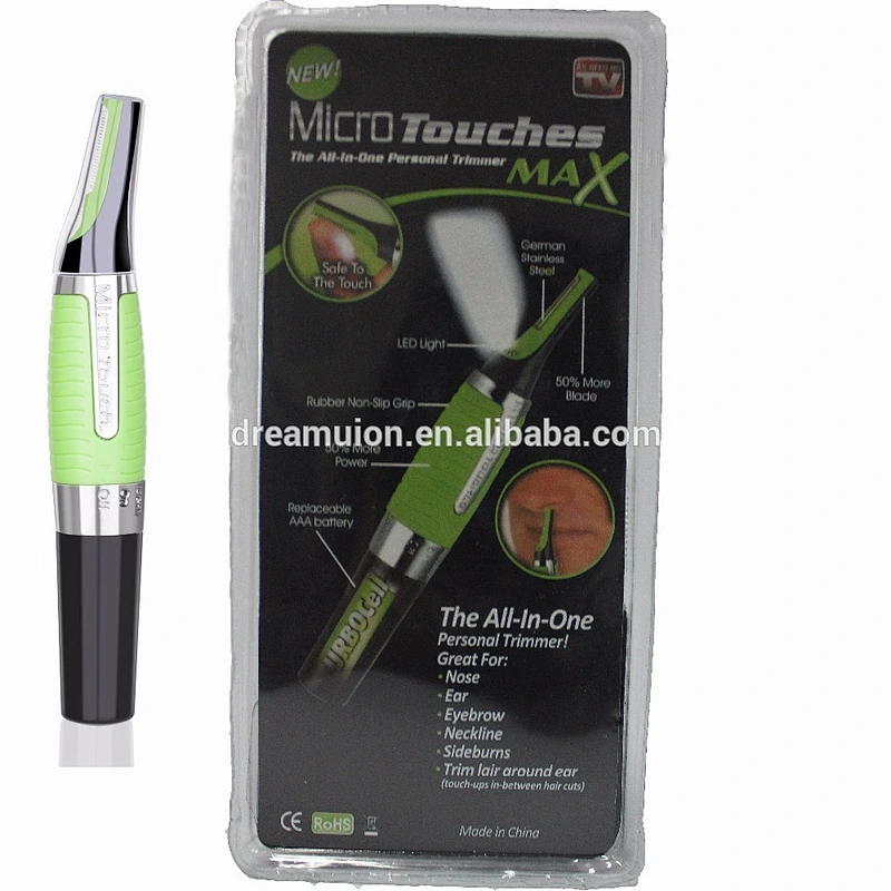 Micro Nose Touch Max Personal Ear Neck Eyebrow Hair Trimmer Groomer Remover Easy