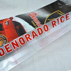 High quality pp woven bag for pet food hot sale colorful printed rice bag
