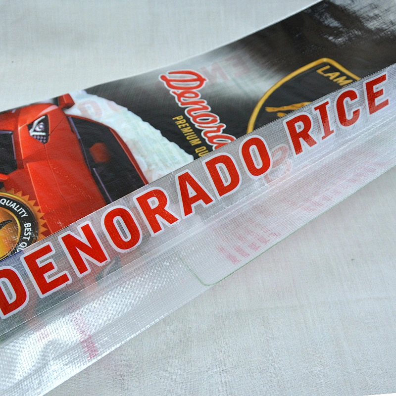 High quality pp woven bag for pet food hot sale colorful printed rice bag