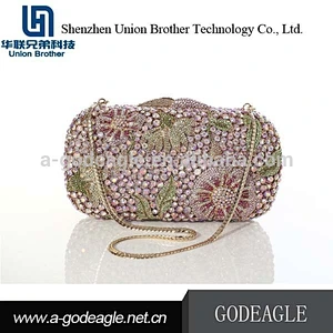New style wholesale Crystal Clutch Purse