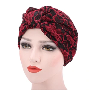 Wholesale 2016 fashion muslim hijab cap new style Big satin bonnet turban