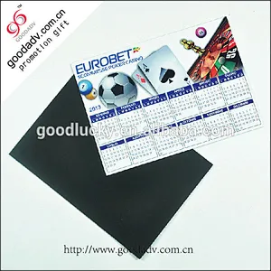 2015 New year promotion gift eco-friendly fridge magnet calendar
